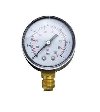 Pressure Gauge Side Mounted