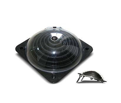 Solar pool vacuum cleaner with the powerful dual motors